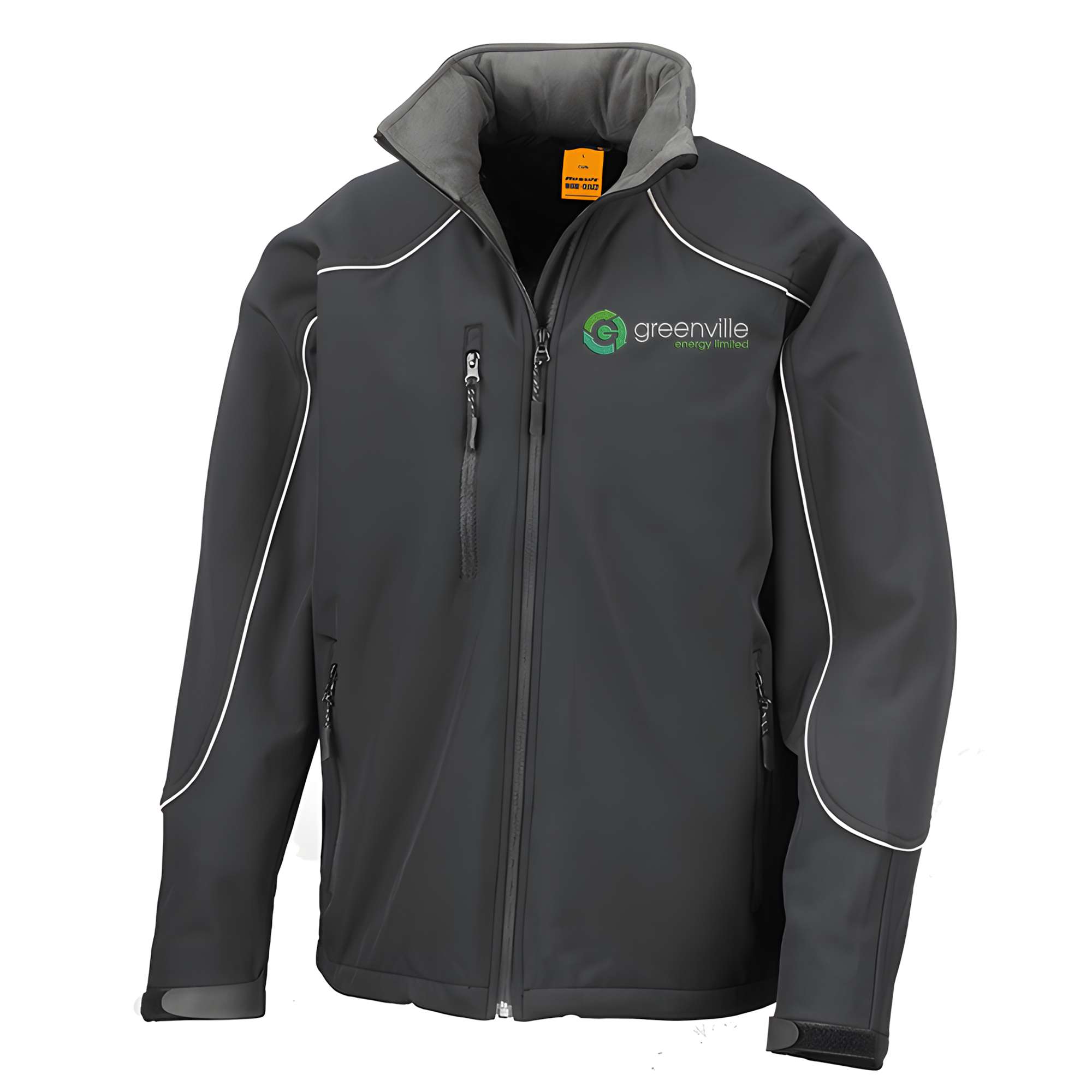Softshell Coat Black branded