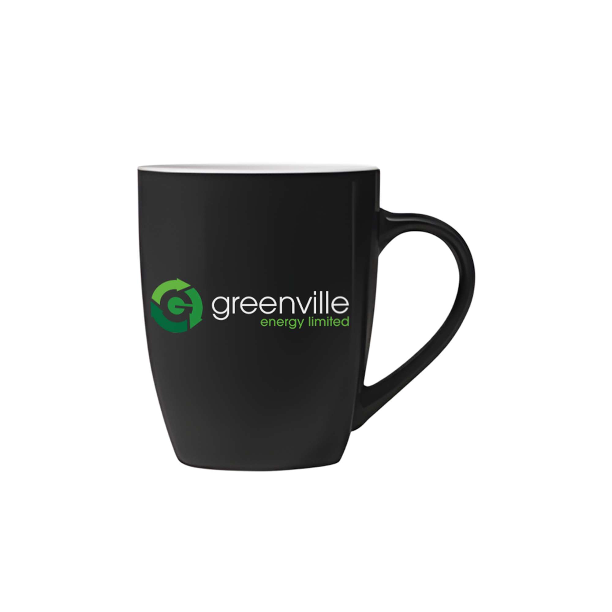 mug black branded