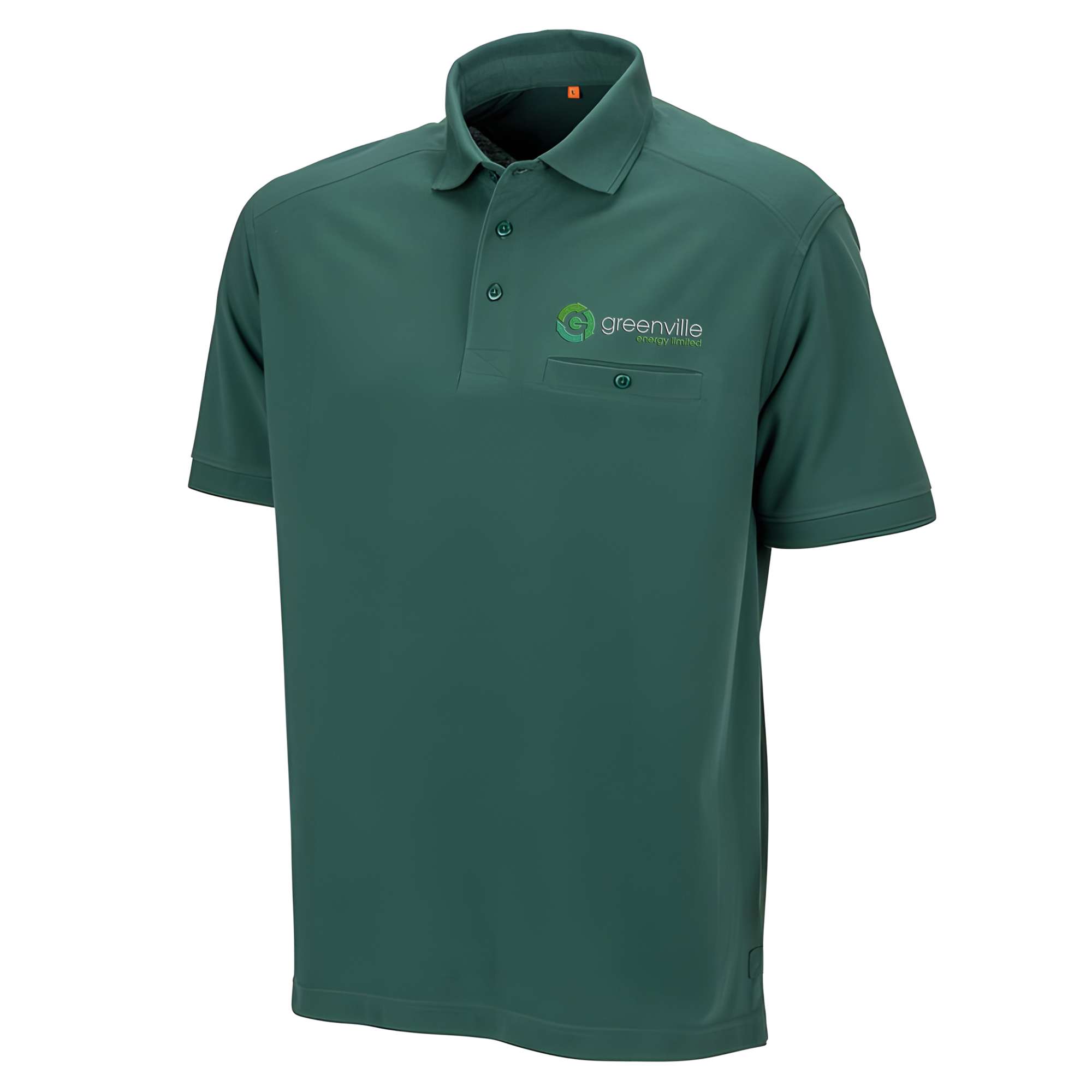 polo shirt green branded